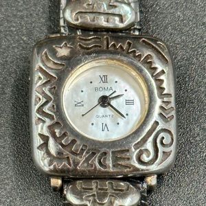 Ladies sterling silver watch